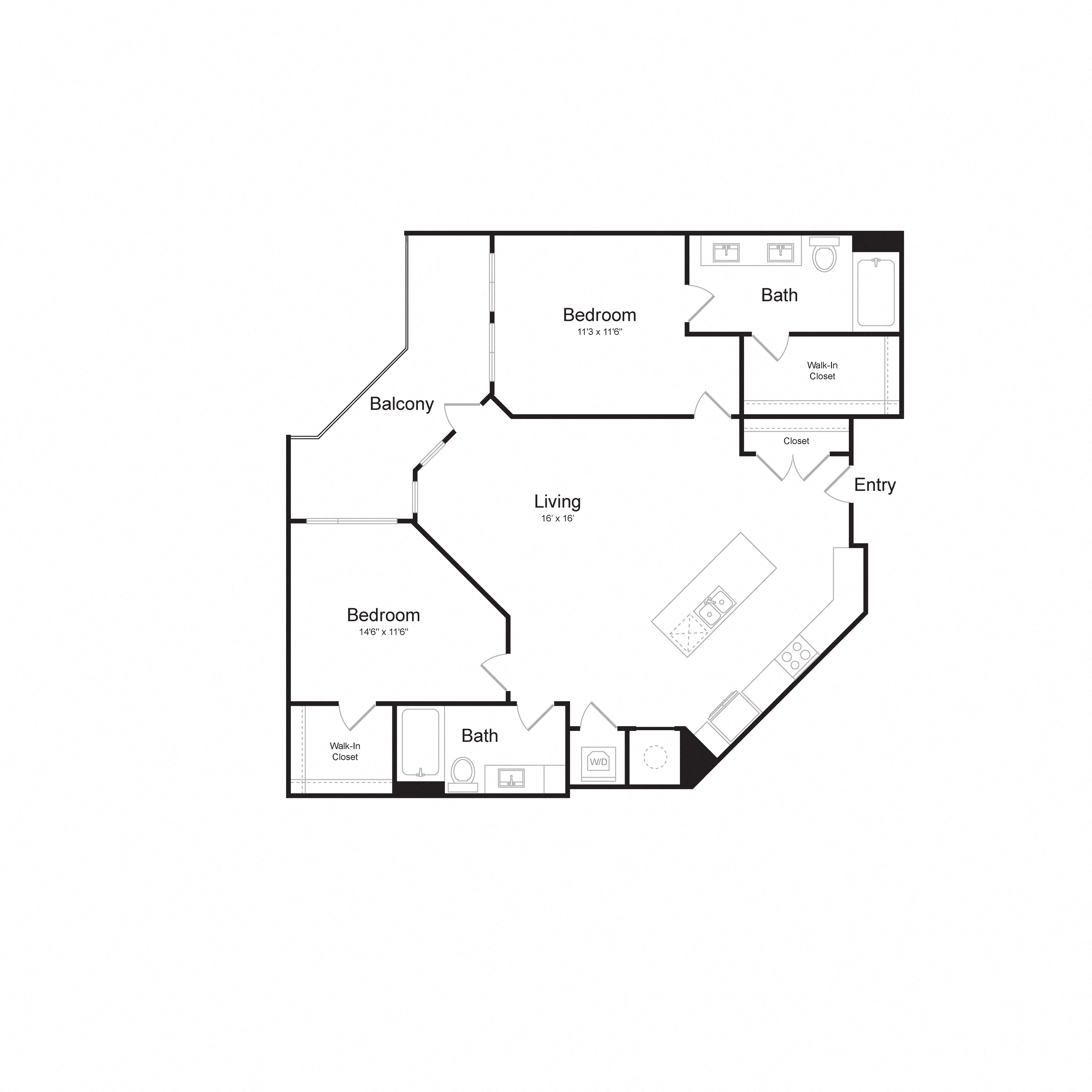 Floor plan layout diagram for B5